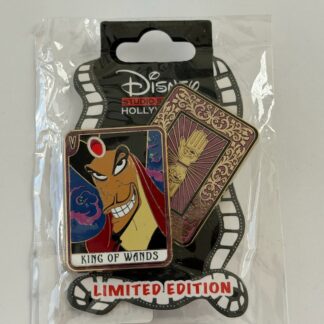 DSSH Jafar Aladdin King of Wands Tarot Card Once Nightmare DSF 2023 Disney Pin B