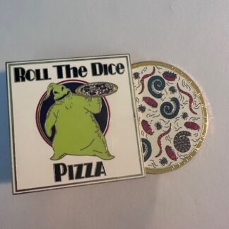 DSSH Oogie Boogie Roll The Dice Pizza D23 LE 500 NBC Disney Pin (D9)