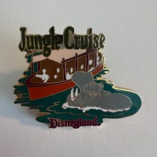 Disney 1998 Disneyland Attractions Series JUNGLE CRUISE WITH HIPPO Pin (C0)