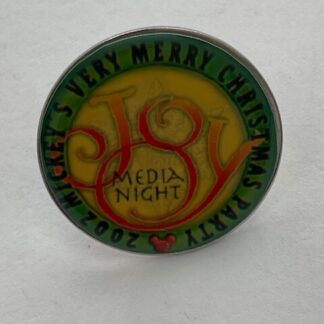 Disney 2002 Mickey's Very Merry Christmas Media Night Party Pin (C1)