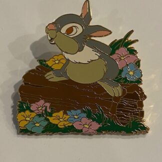 Disney Auction P.I.N.S Thumper On Log Bambi LE 500 Disney Pin (A2)