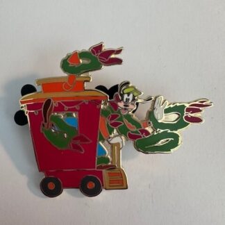 Disney Auctions Christmas Train Goofy Le 100 Pin (D6)