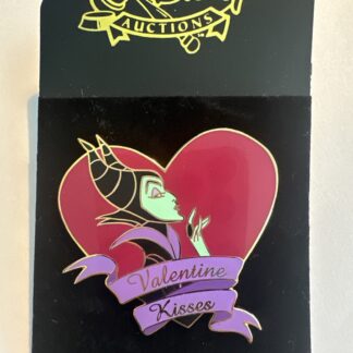 Disney Auctions DS LE 1000 Pin Valentine Kisses Villains Maleficent