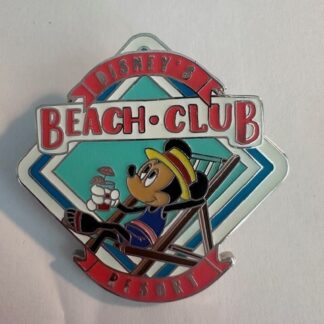 Disney Beach Club Resort Mickey Mouse Pin (D2)