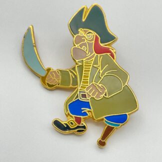 Disney Bill Jukes Pirate with a Peg-leg And Movement Arm Pin F6