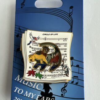 Disney Cast Exclusive Music to my Ears Lion King Circle of Life Pin LE 800 Pin B