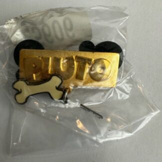 Disney Catalog Pluto Character Name Dangle Bone Disney Pin (A2)