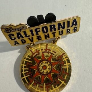Disney Catalog Sun Wheel Logo Dangle Hat DCA California Adventure Disney Pin E1