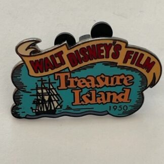 Disney Count Down To Millennium Pin Walt Disney's Film Treasure Island 1950 (B4)