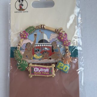 Disney DEC Lilo & Stitch Ohana Means Family Vacation Cruise Ship Pin B
