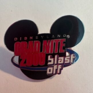 Disney Dinsyeland Grad Nite 2000 Blast off Mickey Mouse Pin (C9)