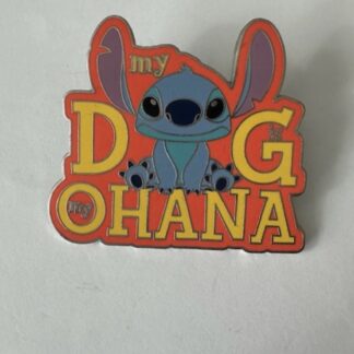Disney Fairy Tails Pin Event Just Saying Stitch Pin LE 300 My Dog Ohana (A2)