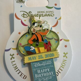 Disney Goofy May 25 2026 Birthday Limited Edition Pin LE 400 HKDL