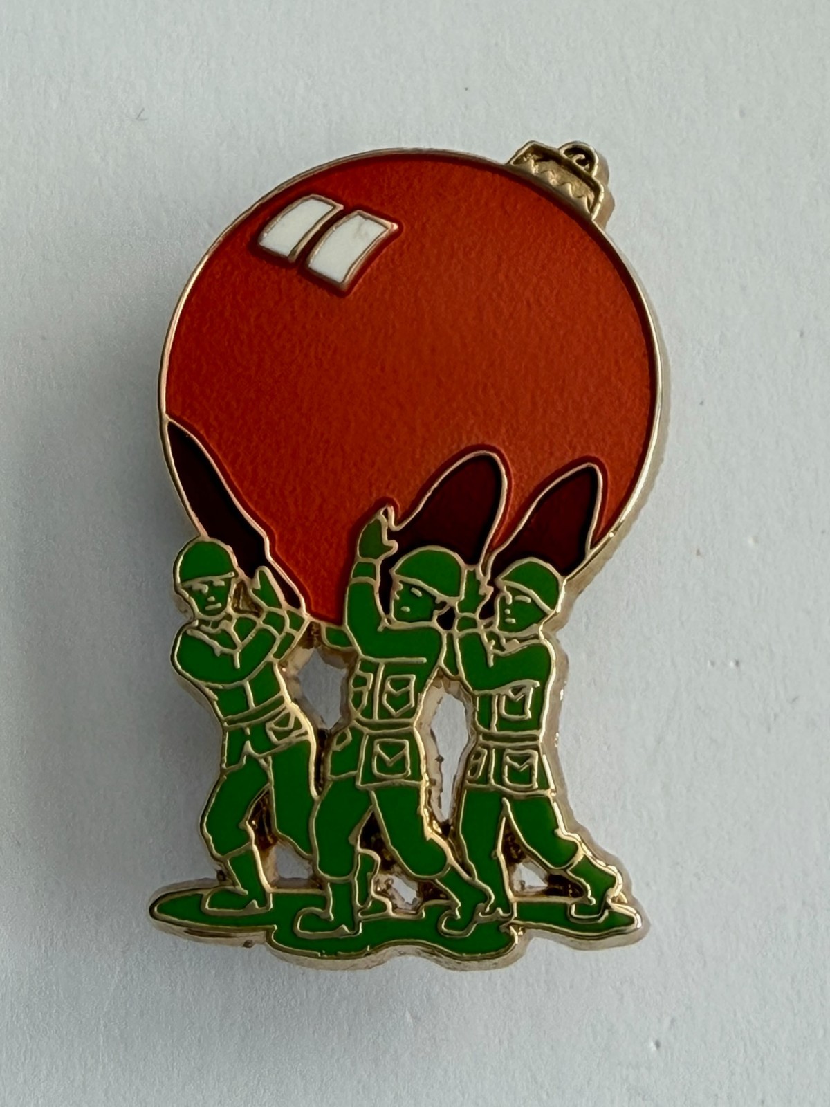 Disney Green Army Men Toy Story Advent 2010 Pin LE 300 Soldier Christmas E2