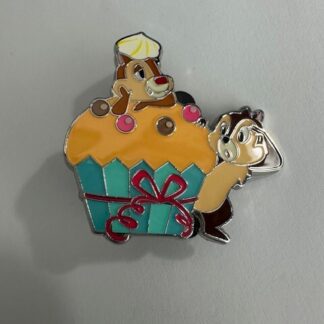 Disney HKDL Chip Dale Pin Trading Carnival 2024 Dessert Mystery Cupcake (E2)