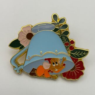 Disney Loungefly Floral Sidekicks Pin Jaq Teacup Cinderella E6