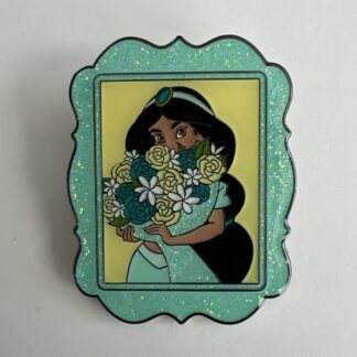 Disney - Loungefly - Jasmine - Princess Portraits Glitter Frames Aladdin Pin E5