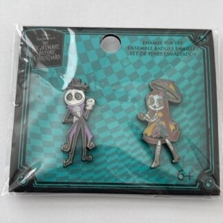 Disney Loungefly Nightmare Before Christmas Dapper Jack and Sally 2 Pin Set (B)