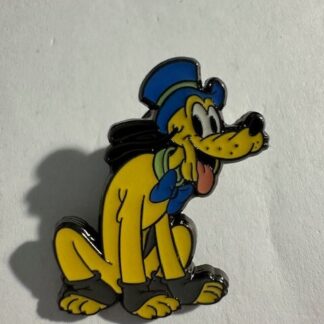 Disney - Loungefly - Pluto Dog - Wearing Costume - Hat Bow Tie Pin (E6)