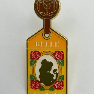 Disney Loungefly Princess Luggage Tag Belle Beauty & Beast Mystery Pin H1