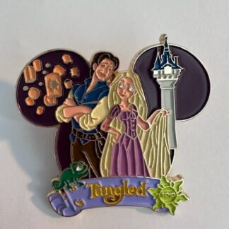 Disney Magical Moments Tangled Pin Bradford Exchange Rapunzel Flynn Eugene (C3)