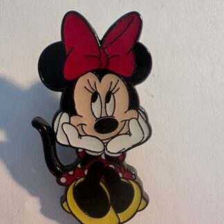 Disney Minnie Mouse Neon Tuesday Pinback Pin (D3)