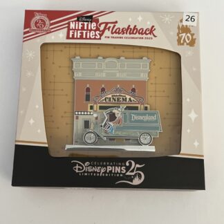Disney Niftie Fifties Vehicles Goofy Main Street Cinema LE 200 Diorama Pin B