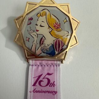 Disney On Classic Rapunzel Ribbon 15th Anniversary Disney Pin (A2)