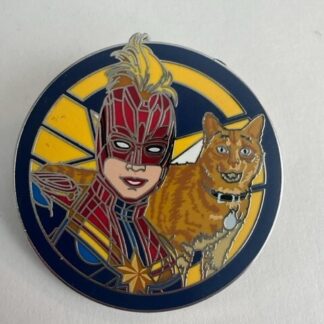 Disney One Family Best Friends Mystery Pin Captain Marvel and Goose Cat (C9)