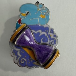 Disney Parks Disneyland 2023 Turn Over Time Genie Spinner Hourglass LE Pin (E9)
