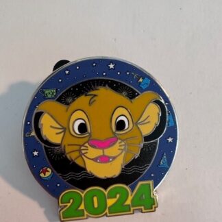 Disney Parks New Years Mystery Pin 2024- Simba (D4)