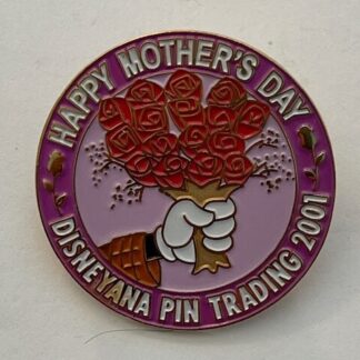 Disney Pin 10040 Happy Mother's Day 2001 Trading Roses Gift Present (D9)