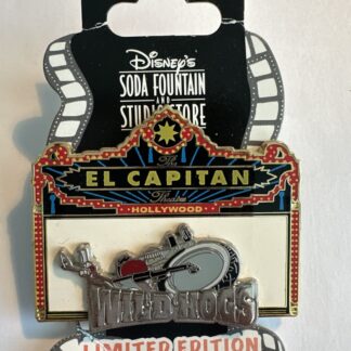 Disney Pin 52886 DSF - El Capitan Marquee WILD HOGS LE 300 Motorcycle