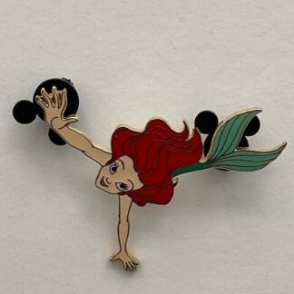 Disney Pin Ariel Swimming from Wooden Box LE 1500 Little Mermaid (A5)