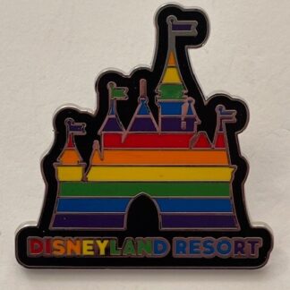 Disney Pin DLR Disneyland Resort Fantasyland Castle 2020 Rainbow/Pride (D1)