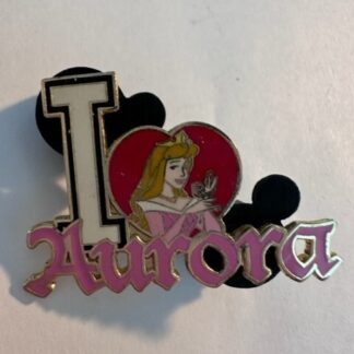 Disney Pin DisneyShopping.com I Love Aurora Sleeping Beauty LE 500 (C5)
