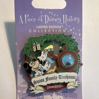 Disney Pin LE 1000 Mickey Swiss Family Treehouse Piece of History 2009