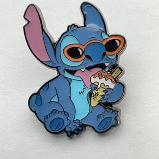 Disney Pin Loungefly Stitch Eating An Ice Cream Cone Sunglasses G2