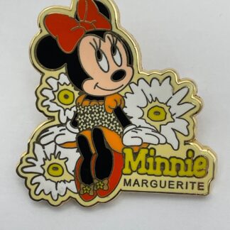 Disney Pin Minnie Mouse Bouquet Flower Marguerite LE 3000 A7
