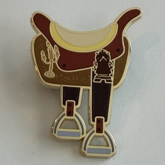 Disney Pin PALM Pink A La Mode Saddle Mystery Pin Belle Beauty And The Beast H1