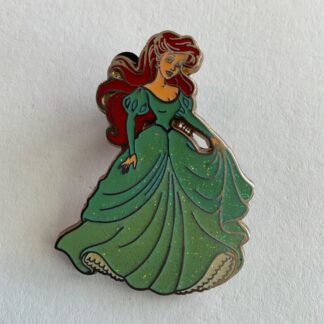 Disney Pin Princess Ariel The Little Mermaid Wearing a Glitter Dress 2009 F4