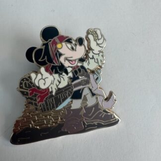 Disney Pirates of the Caribbean Pin Mickey Mouse Jack Sparrow 2009 Treasure (C7)