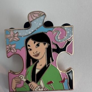 Disney Princess Character Connect Puzzle Piece Mystery Series Mulan Pin (D2)