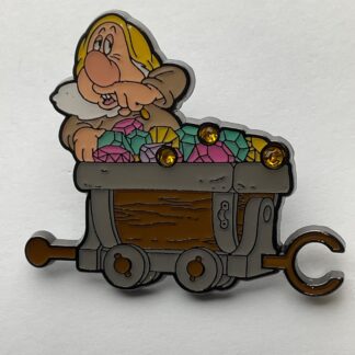 Disney Snow White Dwarfs Sneezy Mine Cart Gems Loungefly Mystery Pin G6