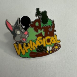 Disney Splash Mountain WHIMSICAL Brer Rabbit Hidden Mickey Pin (E9)