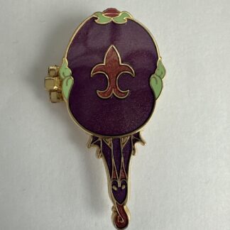 Disney Store Pin UK Europe Princess Locket Mirror Sleeping Beauty Aurora H5