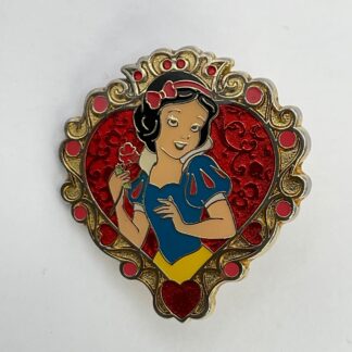 Disney Storybook Princess Snow White Hearts And Gold Heart Frame Disney Pin A7