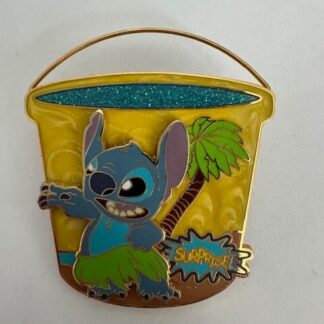 Disney Surprise Release Beach Bucket Sand Pail Stitch LE Pin (E8)