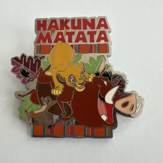 Disney - The Lion King - Hakuna Matata - Pumbaa Timon & Simba Pin F3