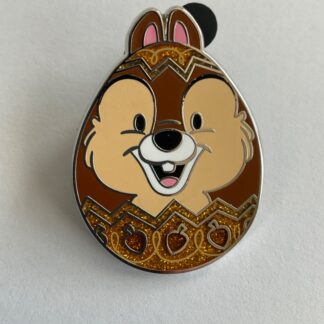 Disney Trading Pin Chip Glitter Gold Easter Egg Eggstravaganza 2024 F6